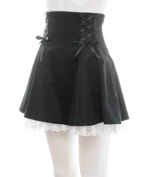 Secret Honey(シークレットハニー)の「ショート丈×スカパンセットアップ(セットアップ・レディース・ブラック/ブルー・MEDIUM)」の12枚目の写真