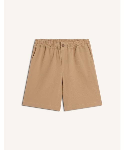 Maison Kitsune(メゾンキツネ)の「ELASTICATED SHORTS(その他パンツ・メンズ・ベージュ/ネイビー・XS/L/S/M/XL)」の1枚目の写真