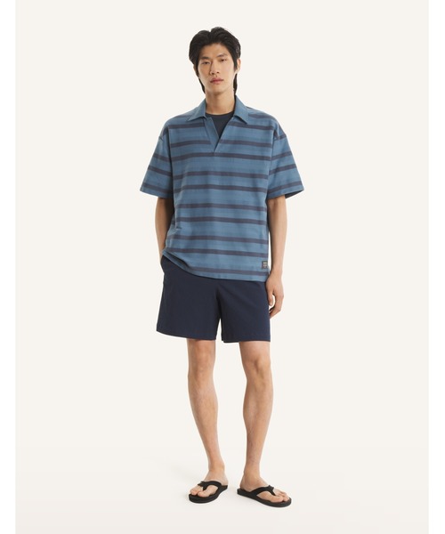 Maison Kitsune(メゾンキツネ)の「ELASTICATED SHORTS(その他パンツ・メンズ・ベージュ/ネイビー・XS/L/S/M/XL)」の9枚目の写真