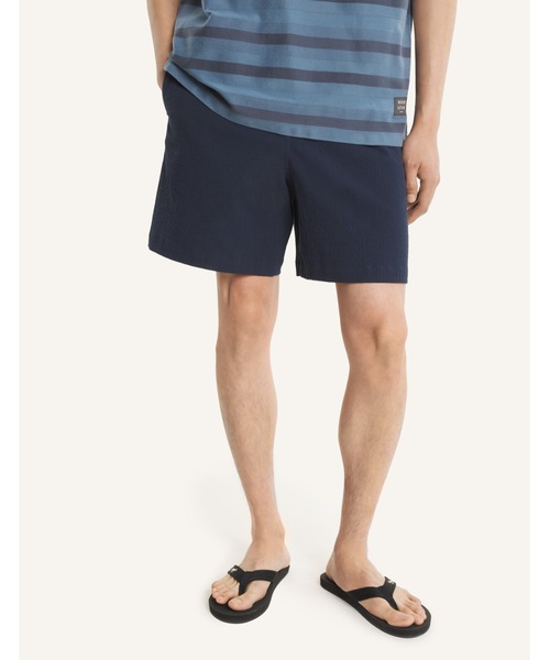 Maison Kitsune(メゾンキツネ)の「ELASTICATED SHORTS(その他パンツ・メンズ・ベージュ/ネイビー・XS/L/S/M/XL)」の11枚目の写真