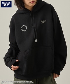 Reebok/リーボック 別注ダブルロゴ刺繍/プリント ビッグシルエットプル