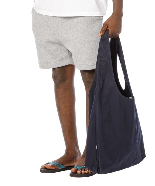 DAILY STANDARD by SANDINISTA(デイリースタンダードバイサンディニスタ)の「CORDURA Rip-Stop Packable Market Bag / コーデュラリップパッカブル仕様マーケットバッグ(エコバッグ/サブバッグ・メンズ・ブラック/オリーブ/ネイビー・FREE)」の3枚目の写真