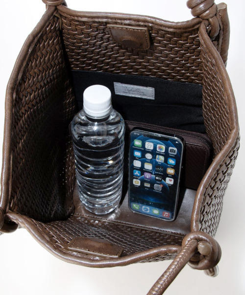 cache cache（カシュ カシュ）の「カシュカシュ cachecache / 縦型メッシュトート（トートバッグ・レディース・ブラック/アイボリー/チョコ・FREE）」の7枚目の写真
