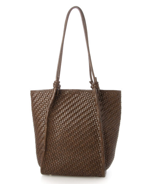 cache cache（カシュ カシュ）の「カシュカシュ cachecache / 縦型メッシュトート（トートバッグ・レディース・ブラック/アイボリー/チョコ・FREE）」の12枚目の写真