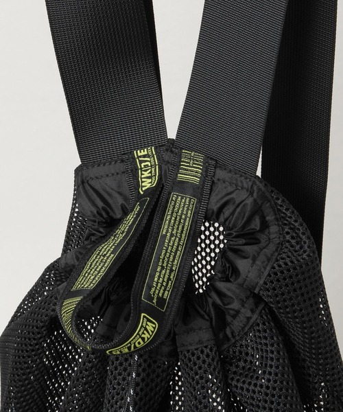RAGEBLUE（レイジブルー）の「【WEEKEND(ER)&CO./ウィークエンダー】MESH DW PACK/バックパック（バックパック/リュック・メンズ・オレンジ/ブラック・FREE）」の6枚目の写真