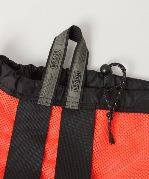 RAGEBLUE（レイジブルー）の「【WEEKEND(ER)&CO./ウィークエンダー】MESH DW PACK/バックパック（バックパック/リュック・メンズ・オレンジ/ブラック・FREE）」の14枚目の写真
