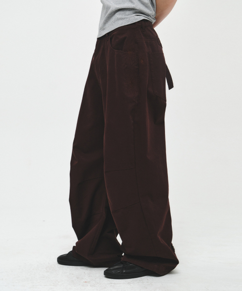 INTEMPOMOOD(インテンポムード)の「ファイヤーワークワイドパンツ_バーガンディ(その他パンツ・メンズ・バーガンディー・MEDIUM/LARGE/X-LARGE)」の11枚目の写真
