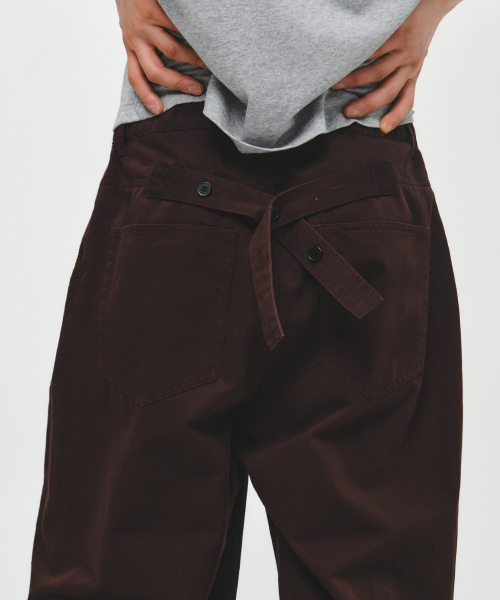 INTEMPOMOOD(インテンポムード)の「ファイヤーワークワイドパンツ_バーガンディ(その他パンツ・メンズ・バーガンディー・MEDIUM/LARGE/X-LARGE)」の13枚目の写真
