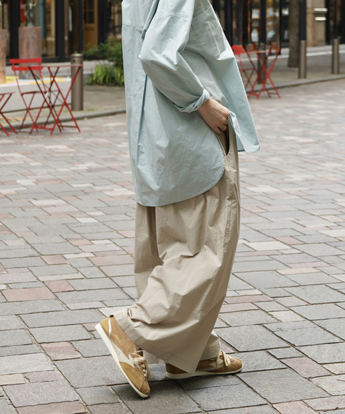 JOURNAL STANDARD LUXE(ジャーナルスタンダード ラックス)の「スジャータコットン タックパンツ(その他パンツ・レディース・ブラック/ベージュ・FREE)」の14枚目の写真