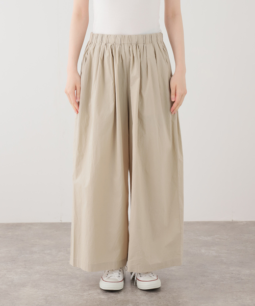 JOURNAL STANDARD LUXE(ジャーナルスタンダード ラックス)の「スジャータコットン タックパンツ(その他パンツ・レディース・ブラック/ベージュ・FREE)」の9枚目の写真