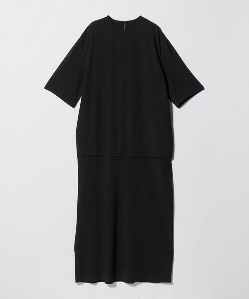 H BEAUTY&YOUTH UNITED ARROWS(エイチビューティーアンドユースユナイテッドアローズ)の「<H>ジョーゼット ロングドレス(ワンピース・レディース・グレー系/ブラック・S/M)」の2枚目の写真