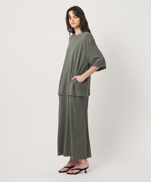 H BEAUTY&YOUTH UNITED ARROWS(エイチビューティーアンドユースユナイテッドアローズ)の「<H>ジョーゼット ロングドレス(ワンピース・レディース・グレー系/ブラック・S/M)」の5枚目の写真