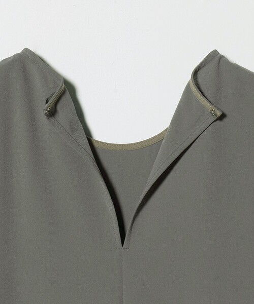 H BEAUTY&YOUTH UNITED ARROWS(エイチビューティーアンドユースユナイテッドアローズ)の「<H>ジョーゼット ロングドレス(ワンピース・レディース・グレー系/ブラック・S/M)」の12枚目の写真