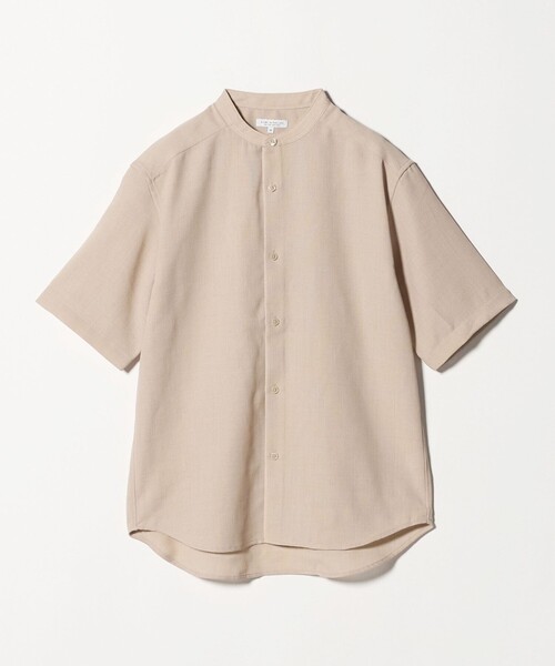 A DAY IN THE LIFE UNITED ARROWS(アデイインザライフユナイテッドアローズ)の「リネンライク メッシュ リラックス バンドカラーシャツ-吸水速乾・通気性-<A DAY IN THE LIFE>(シャツ/ブラウス・メンズ・ベージュ/ネイビー/ライトブルー・M/L)」の18枚目の写真