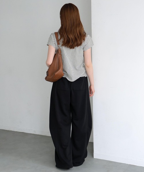 tiptop(ティップトップ)の「裏毛カーブパンツ(スウェットパンツ・レディース・ブラック系その他/グレー/ブラック・FREE)」の13枚目の写真