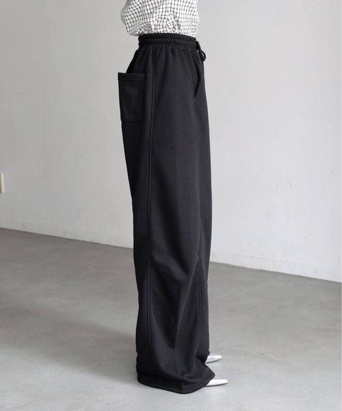 tiptop(ティップトップ)の「裏毛カーブパンツ(スウェットパンツ・レディース・ブラック系その他/グレー/ブラック・FREE)」の20枚目の写真