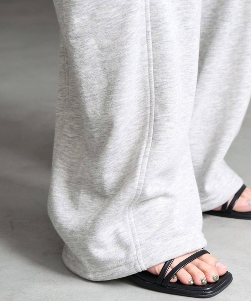 tiptop(ティップトップ)の「裏毛カーブパンツ(スウェットパンツ・レディース・ブラック系その他/グレー/ブラック・FREE)」の17枚目の写真