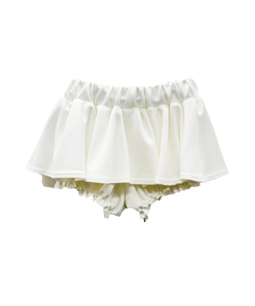 ALLuRing ChaRm(アリュリングチャーム)の「Cake Flare Mini Skirt / ケーキフレアミニスカート(スカート・レディース・ホワイト・M/S)」の14枚目の写真