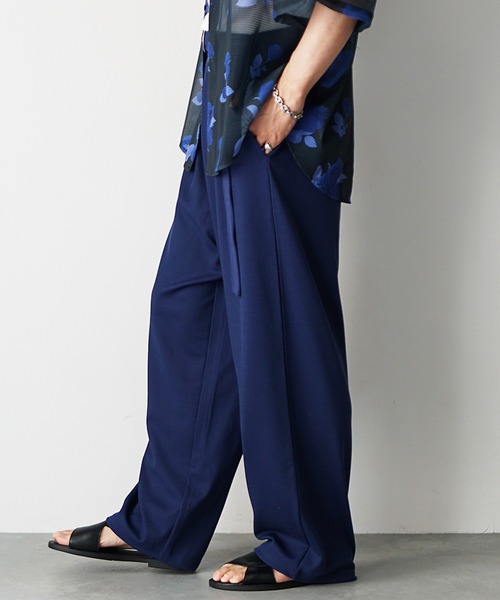 MinoriTY(マイノリティ)の「【MinoriTY】ストラクチャーベルト付きワイドパンツ メンズ 夏服 ユニセックス(その他パンツ・メンズ・ブルー/ライトグレー/ブラック・M/L/S)」の11枚目の写真