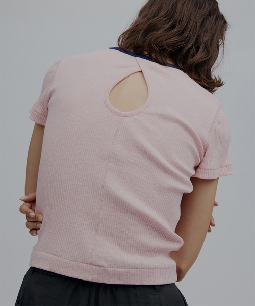 Ameri（アメリ）の「MEDI FRUIT DYED CUT TOP（Tシャツ/カットソー・レディース・ピンク/ブルー/イエロー・FREE）」の16枚目の写真