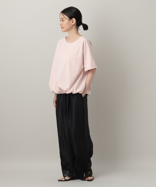 A part by（アパートバイ）の「【WEB限定】スソドロストTee（Tシャツ/カットソー・レディース・オフホワイト/ブラウン/ピンク系その他・FREE）」の16枚目の写真