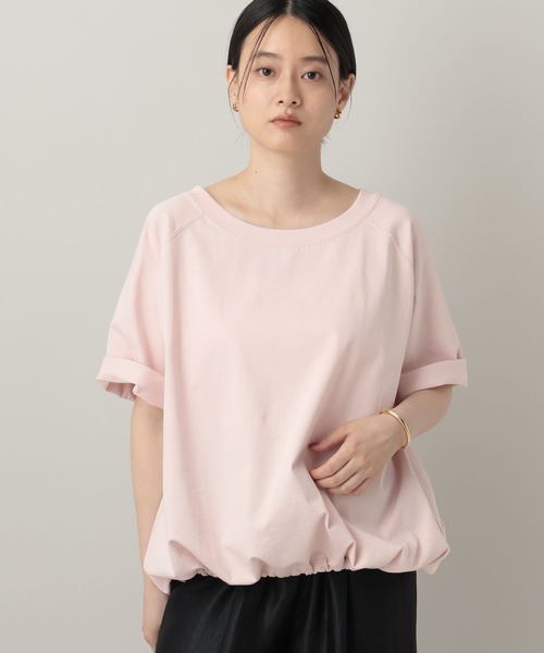 A part by（アパートバイ）の「【WEB限定】スソドロストTee（Tシャツ/カットソー・レディース・オフホワイト/ブラウン/ピンク系その他・FREE）」の18枚目の写真