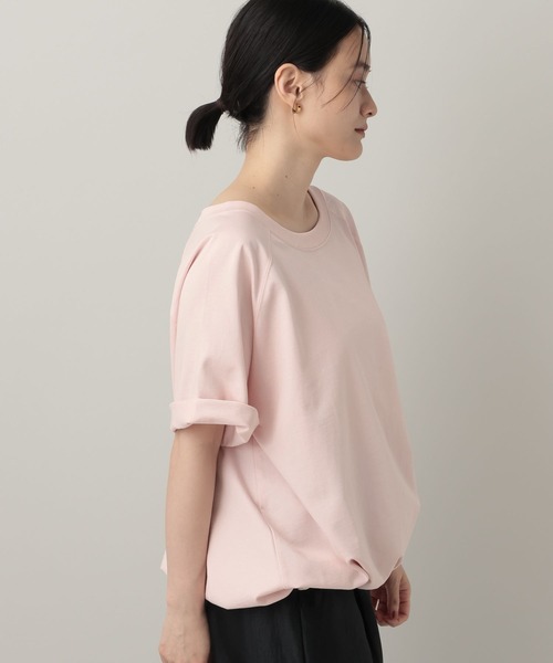 A part by（アパートバイ）の「【WEB限定】スソドロストTee（Tシャツ/カットソー・レディース・オフホワイト/ブラウン/ピンク系その他・FREE）」の19枚目の写真