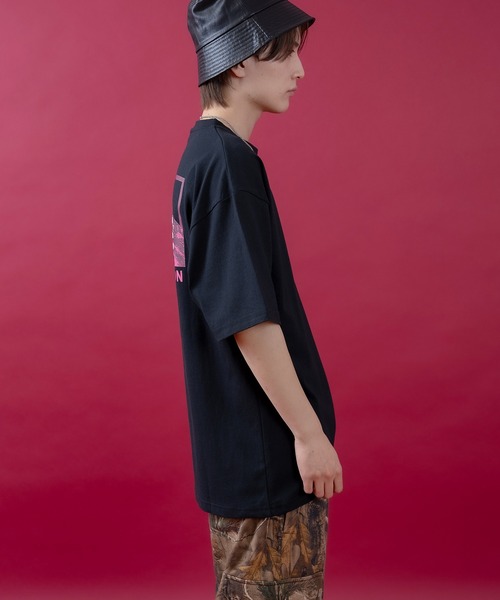 En serio TOKYO（エンソリオトーキョー）の「【GERRY】別注ネオン転写MTボックスロゴ半袖Tシャツ 52-9173G-BJ（Tシャツ/カットソー・メンズ・カーキ/ブラック/ホワイト/オートミール・SMALL/MEDIUM/LARGE/X-LARGE）」の10枚目の写真