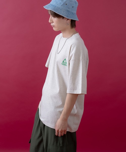 En serio TOKYO（エンソリオトーキョー）の「【GERRY】別注ネオン転写MTボックスロゴ半袖Tシャツ 52-9173G-BJ（Tシャツ/カットソー・メンズ・カーキ/ブラック/ホワイト/オートミール・SMALL/MEDIUM/LARGE/X-LARGE）」の14枚目の写真