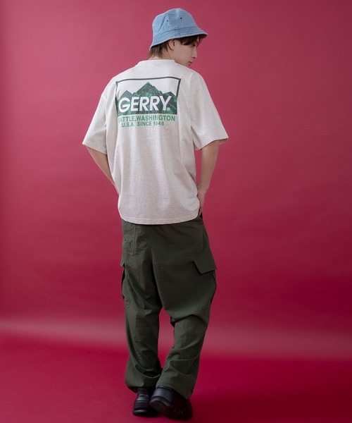 En serio TOKYO（エンソリオトーキョー）の「【GERRY】別注ネオン転写MTボックスロゴ半袖Tシャツ 52-9173G-BJ（Tシャツ/カットソー・メンズ・カーキ/ブラック/ホワイト/オートミール・SMALL/MEDIUM/LARGE/X-LARGE）」の16枚目の写真