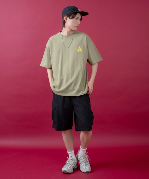 En serio TOKYO（エンソリオトーキョー）の「【GERRY】別注ネオン転写MTボックスロゴ半袖Tシャツ 52-9173G-BJ（Tシャツ/カットソー・メンズ・カーキ/ブラック/ホワイト/オートミール・SMALL/MEDIUM/LARGE/X-LARGE）」の19枚目の写真