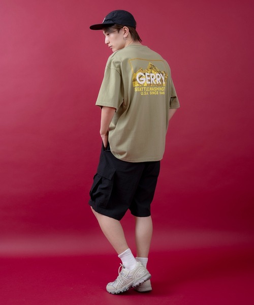 En serio TOKYO（エンソリオトーキョー）の「【GERRY】別注ネオン転写MTボックスロゴ半袖Tシャツ 52-9173G-BJ（Tシャツ/カットソー・メンズ・カーキ/ブラック/ホワイト/オートミール・SMALL/MEDIUM/LARGE/X-LARGE）」の20枚目の写真