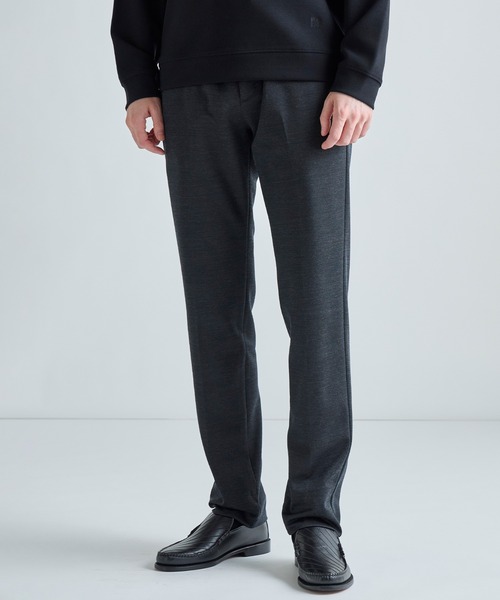 MEN'S BIGI(メンズビギ)の「《別注》COLE HAAN ウールブレンドシャイニーポンチセットアップパンツ(スラックス・メンズ・ネイビー/チャコールグレー/ブラウン・01/03/04/02)」の2枚目の写真