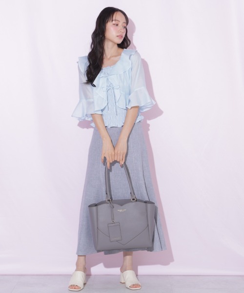 JILL by JILL STUART(ジルバイジルスチュアート)の「シアーブラウスアンサンブル(シャツ/ブラウス・レディース・ホワイト系その他/ブルー/ピンク・FREE)」の22枚目の写真
