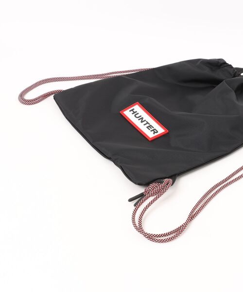 HUNTER（ハンター）の「《HUNTER》TRAVEL DRAWSTRING BACKPACK TOTE（バックパック/リュック・メンズ・ブラック・フリー）」の3枚目の写真