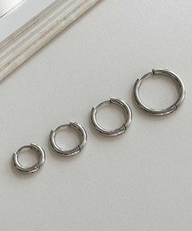 スチールリング2.5mmサージカルイヤリングE-103