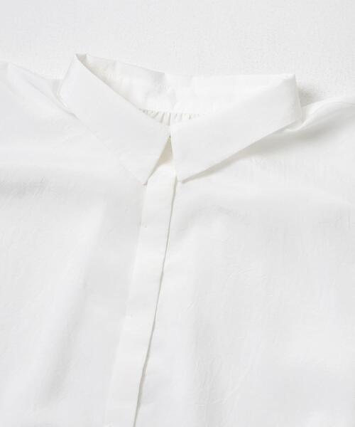 URBAN RESEARCH ROSSO WOMEN(アーバンリサーチ ロッソ)の「ウォッシャブルブライトローンシャツブラウス(シャツ/ブラウス・レディース・ブラック/オフホワイト/ブルー系その他・FREE)」の10枚目の写真