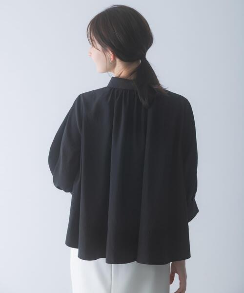 URBAN RESEARCH ROSSO WOMEN(アーバンリサーチ ロッソ)の「ウォッシャブルブライトローンシャツブラウス(シャツ/ブラウス・レディース・ブラック/オフホワイト/ブルー系その他・FREE)」の12枚目の写真