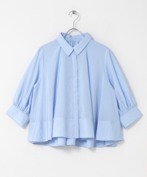 URBAN RESEARCH ROSSO WOMEN(アーバンリサーチ ロッソ)の「ウォッシャブルブライトローンシャツブラウス(シャツ/ブラウス・レディース・ブラック/オフホワイト/ブルー系その他・FREE)」の12枚目の写真