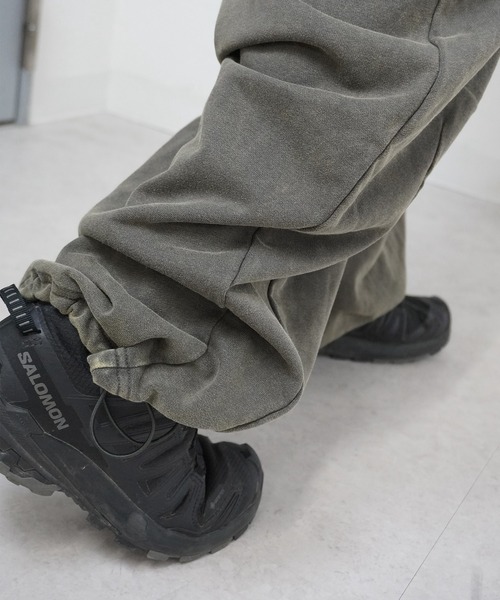 gossara(ゴサラ)の「【ラフなのにこなれる。パウダー加工で差がつく】パウダー加工スエットパンツ(スウェットパンツ・レディース・オートミール/チャコールグレー/ブラウン・FREE)」の10枚目の写真