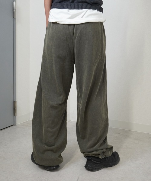 gossara(ゴサラ)の「【ラフなのにこなれる。パウダー加工で差がつく】パウダー加工スエットパンツ(スウェットパンツ・レディース・オートミール/チャコールグレー/ブラウン・FREE)」の9枚目の写真