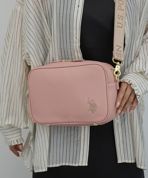 U.S. POLO ASSN.（ユーエスポロアッスン）の「【U.S. POLO ASSN.】シュリンク クロスボディショルダー USPA-2675（ショルダーバッグ・レディース・ピンク/ネイビー系2/ネイビー/グレー系2/ピンク系その他2/ブラック/ブラック系2/キャメル/グレー/ベージュ・FREE）」の15枚目の写真
