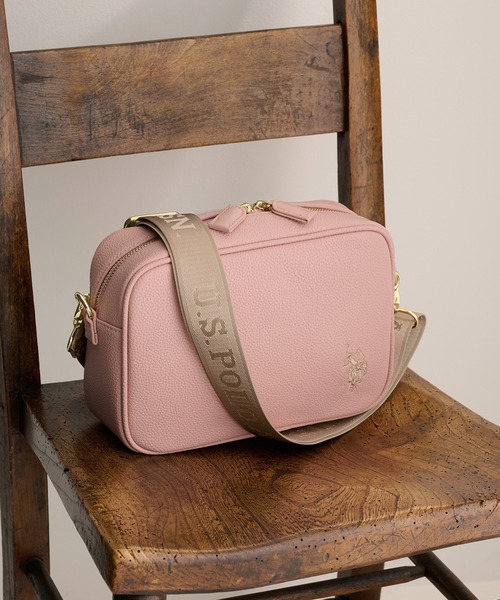 U.S. POLO ASSN.（ユーエスポロアッスン）の「【U.S. POLO ASSN.】シュリンク クロスボディショルダー USPA-2675（ショルダーバッグ・レディース・ピンク/ネイビー系2/ネイビー/グレー系2/ピンク系その他2/ブラック/ブラック系2/キャメル/グレー/ベージュ・FREE）」の11枚目の写真