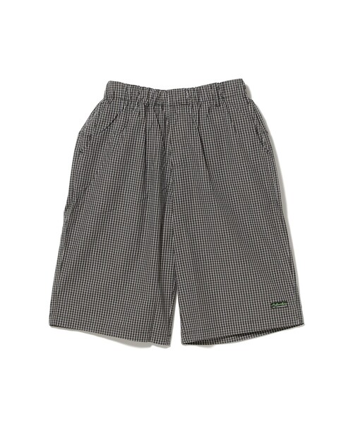BEAMS T(ビームスティー)の「DeMarcoLab / PLAID JUMBO SHORTS(その他パンツ・メンズ・ブラック・L/M)」の1枚目の写真