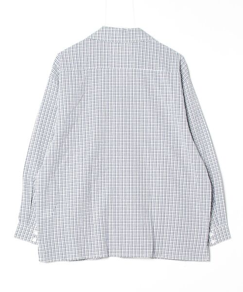 WudgeBoy（ワッジボーイ）の「WB classic check shirt（Tシャツ/カットソー・メンズ・ネイビー/ベージュ系・MEDIUM/LARGE）」の3枚目の写真