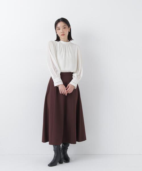 NATURAL BEAUTY BASIC(ナチュラルビューティーベーシック)の「ハシゴレース楊柳ブラウス(シャツ/ブラウス・レディース・グレー/ピンク/オフホワイト・SMALL/MEDIUM)」の20枚目の写真