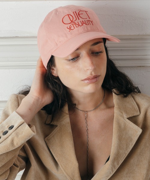 CREDONA(クレドナ)の「QUIET SENSUALITY CAP/クワイエットセンシュアリティキャップ(キャップ・レディース・ブラウン/ブルー/ネイビー/ピンク・FREE)」の4枚目の写真