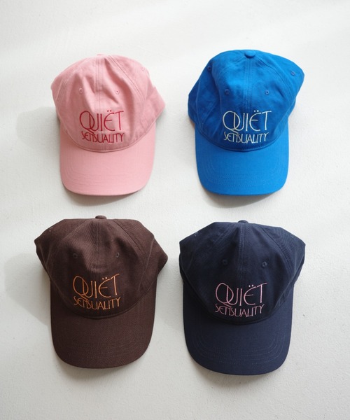 CREDONA(クレドナ)の「QUIET SENSUALITY CAP/クワイエットセンシュアリティキャップ(キャップ・レディース・ブラウン/ブルー/ネイビー/ピンク・FREE)」の12枚目の写真