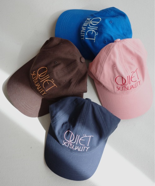 CREDONA(クレドナ)の「QUIET SENSUALITY CAP/クワイエットセンシュアリティキャップ(キャップ・レディース・ブラウン/ブルー/ネイビー/ピンク・FREE)」の13枚目の写真
