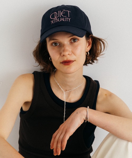 CREDONA(クレドナ)の「QUIET SENSUALITY CAP/クワイエットセンシュアリティキャップ(キャップ・レディース・ブラウン/ブルー/ネイビー/ピンク・FREE)」の14枚目の写真